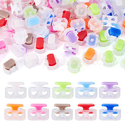 100 Stück Kordelstopper aus Kunststoff in 10 Farben&nbsp;KY-TA0001-66