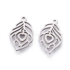 Pendentifs en acier inoxydable 201 anti-ternissement&nbsp;STAS-F231-037P