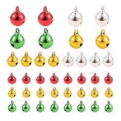Weihnachtsthema PVD Vakuumbeschichtung Messing Glockenanhänger&nbsp;KKB-LS0001-01
