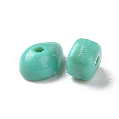 Perle acriliche opache bicolore&nbsp;OACR-P013-08