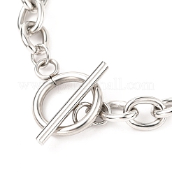 Anlaufgeschützte Unisex-Figaro-Kettenarmbänder aus 304er Edelstahl&nbsp;X-BJEW-H541-06A-P