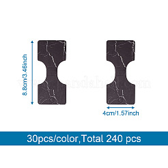 240pcs 8 Farben Papierhalsketten-Anzeigekarten&nbsp;CDIS-TA0001-14