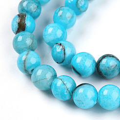 Chapelets de perles en jade persan naturel&nbsp;G-A255-A02-01H