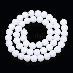 Nachahmung Jade Glasperlen &nbsp;GLAA-T032-J8mm-MD01
