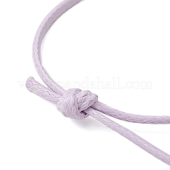 5 bracelet réglable en cordon de polyester ciré de 5 couleurs&nbsp;AJEW-JB01314-01