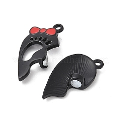 Pendenti magnetici in lega verniciati a spruzzo e smalto&nbsp;PALLOY-V006-11