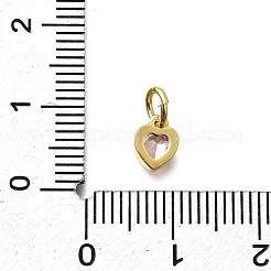 Ottone micro spianare fascino zirconi&nbsp;KK-P295-14G-01