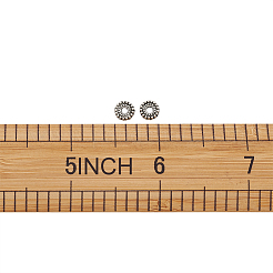 Tibetischen Stil Legierung Zwischenperlen&nbsp;TIBEB-TA0001-07-6mm