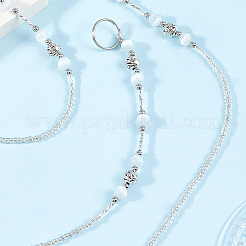 2 porte-clés en verre&nbsp;HJEW-SC0002-52