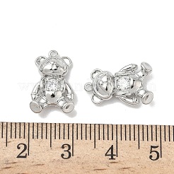 Messing micro pave klare zirkonia anhänger&nbsp;KK-L254-08P