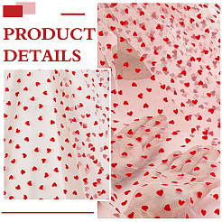 Polyester-Mesh-Spitzenstoff&nbsp;DIY-WH0504-330A