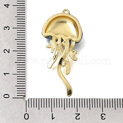 Ciondoli in smalto con zirconi cubici a micro pavimentazione in ottone&nbsp;KK-K427-21G-01