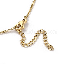 Colliers pendentifs en acier inoxydable 304&nbsp;NJEW-U002-21G