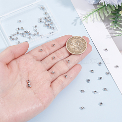 60pcs perles à sertir en laiton&nbsp;KK-PH0015-13P
