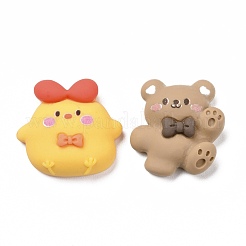 Undurchsichtige Decoden-Cabochons aus Harz&nbsp;RESI-H142-B