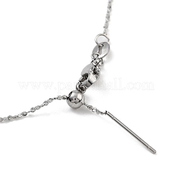 Verstellbare Serpentinenketten aus Edelstahl 304&nbsp;NJEW-K270-04P