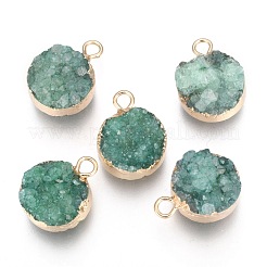 Natur druzy Achatanhänger&nbsp;G-L566-A