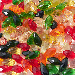 140pcs 7 Farben Glasperlen&nbsp;GLAA-TA0004-36