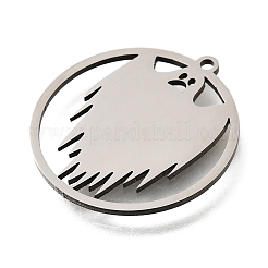 201 Edelstahlanhänger&nbsp;STAS-S176-12P