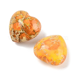 Piedra de palma de corazón de jaspe imperial natural teñida&nbsp;G-Q021-03E