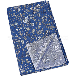1 m de tissu en coton à motifs floraux&nbsp;AJEW-CY0002-30A