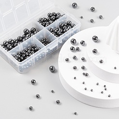 340 pz 4 dimensioni fili di perline di ematite sintetica non magnetica&nbsp;G-LS0001-16