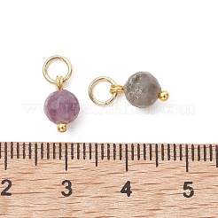 Pendentifs tourmaline fleur de prunier naturelle&nbsp;PALLOY-JF05440-02