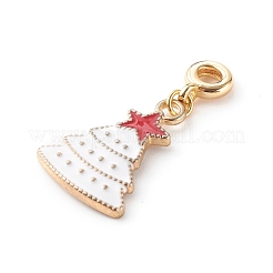 Weihnachten Legierung Emaille Anhänger&nbsp;PALLOY-JF00709-02
