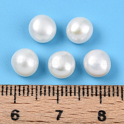 Perles de culture d'eau douce naturelles de Grade 3a&nbsp;PEAR-N018-3A-6570A