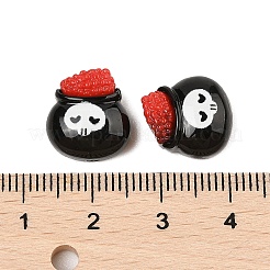 Cabochon in resina opaca a tema halloween&nbsp;CRES-M037-07H