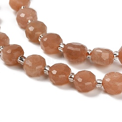 Natürliche sunstone Perlen Stränge&nbsp;G-B153-A14
