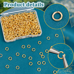 Messing Open Ringe springen&nbsp;KK-PH0006-6mm-G