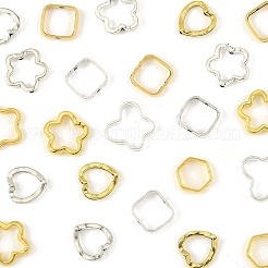 100 stücke 10 stile legierung perle rahmen&nbsp;FIND-FS0004-92