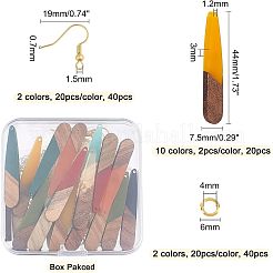 DIY-Set zur Herstellung von tropfenförmigen Ohrringen&nbsp;DIY-OC0006-32