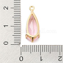 Pendentifs en laiton zircon cubique pavé&nbsp;LS-KK-Q801-01G-06