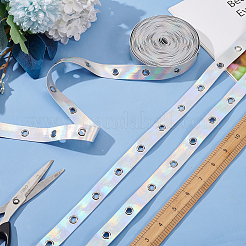 9 Yards Kunstlederband mit platinierten Legierungsösen&nbsp;OCOR-AR0001-64B