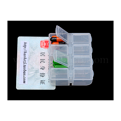 Contenitori di perle di plastica trasparente&nbsp;CON-WH0019-03