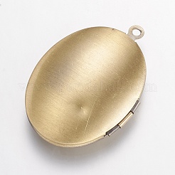 Messing-Medaillon-Anhänger&nbsp;X-KK-N0116-048AB