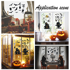 2 juego de pegatinas decorativas de PVC para ventanas.&nbsp;DIY-GF0005-66A