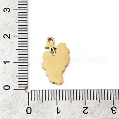 Pendentifs en acier inoxydable 304 émaillés&nbsp;STAS-I336-32G