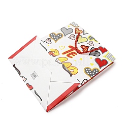 Sacchetti regalo in carta d'amore per San Valentino in 4 colore&nbsp;CARB-D014-01E