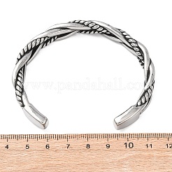 Retro-Armreifen aus chirurgischem Edelstahl 316&nbsp;BJEW-C142-14E-AS