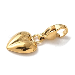 Colgante de acero inoxidable 304 con forma de corazón&nbsp;STAS-G352-10G