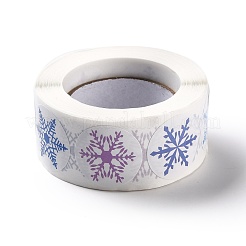 Flache runde rollenaufkleber mit weihnachtsmotiven&nbsp;DIY-B045-04A