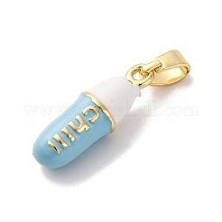 Ciondoli smaltato in ottone&nbsp;KK-Q098-40G-D