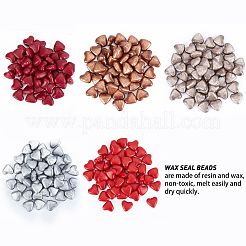 250 Stück 5 Farben Siegellackpartikel&nbsp;DIY-CP0005-46B