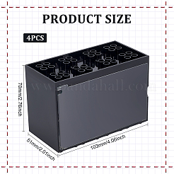 Rechteckige stapelbare Minifiguren-Vitrine aus Kunststoff&nbsp;ODIS-WH0043-60A