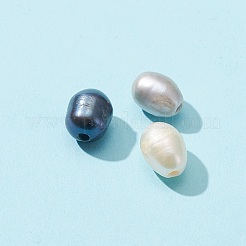 40 Stück 3 Farben natürliche Süßwasserzuchtperlen lose Perlen&nbsp;PEAR-FS0001-01