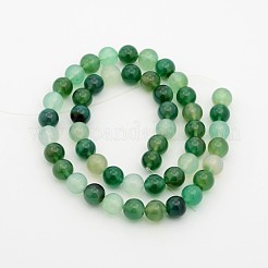 Natürlicher grüner Onyx-Achat&nbsp;G-P070-19-4mm