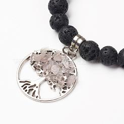 Natürlichen Edelstein Charme Armbänder&nbsp;BJEW-JB03252